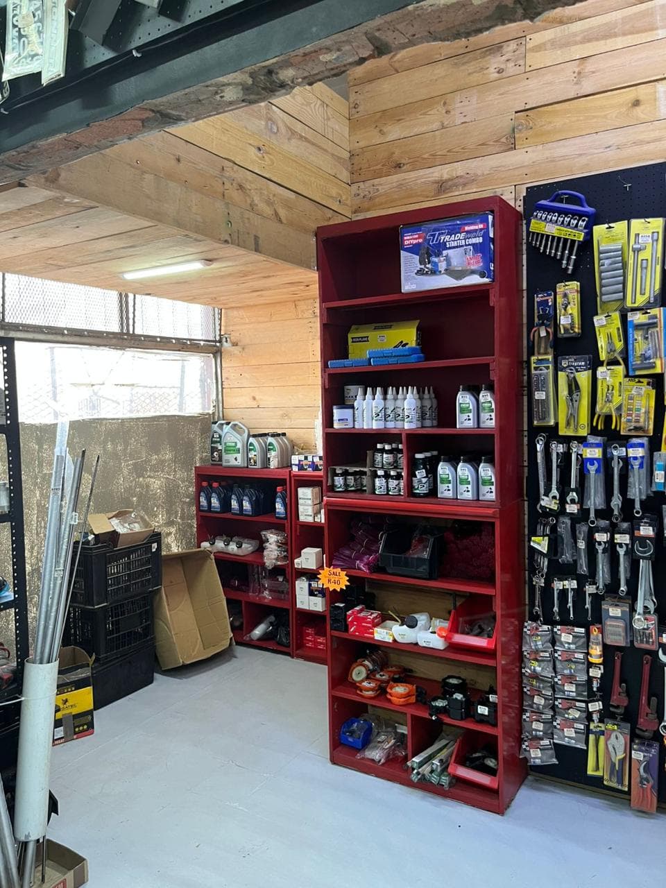Automotive refinish products on the shelf