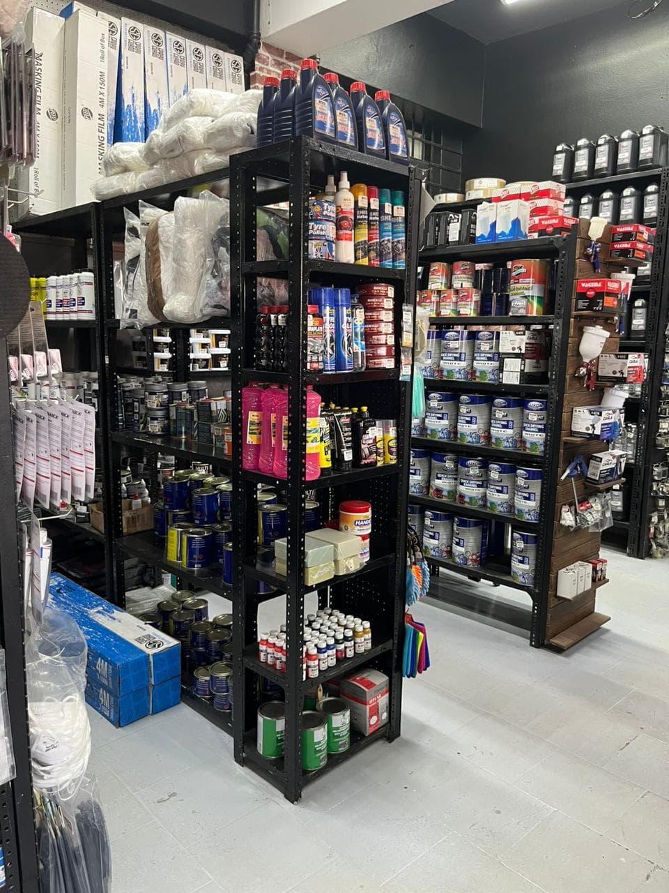 Workshop supplies in store